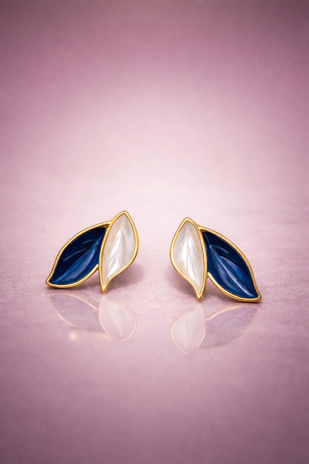Leaf Duo Stud Earrings