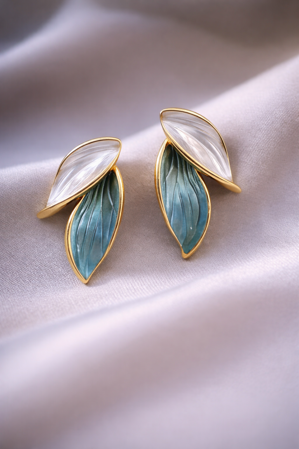 Leaf Duo Stud Earrings